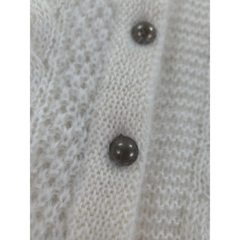 Vintage Colors of Benetton Mohair‎ Cardigan Sweater Womens XS Wool Button - Picture 8 of 10